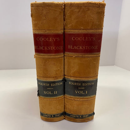 Commentaries of the Laws of England - Sir William Blackstone - 2 Volumes - 1899