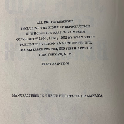 The Jack Acid Society Black Book - Pogo - 1st Print - 1962