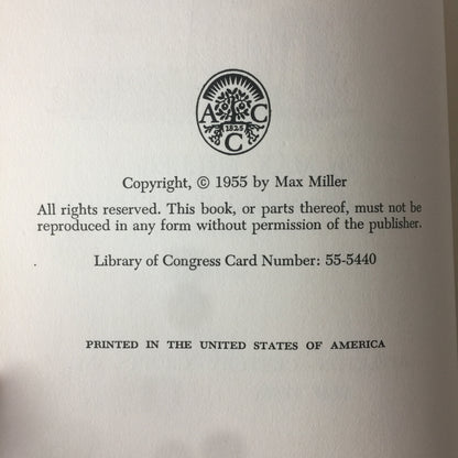 Speak to the Earth - Max Miller - 1st Edition - 1955