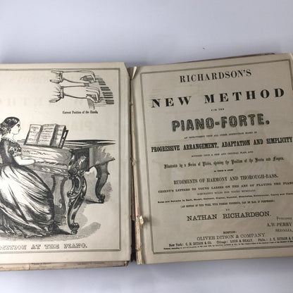 Richardson’s New Method Piano Forte - Nathan Richardson - 1859