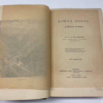 Lorna Doone: A Romance of Exmoor - R. D. Blackmore - Date Unknown