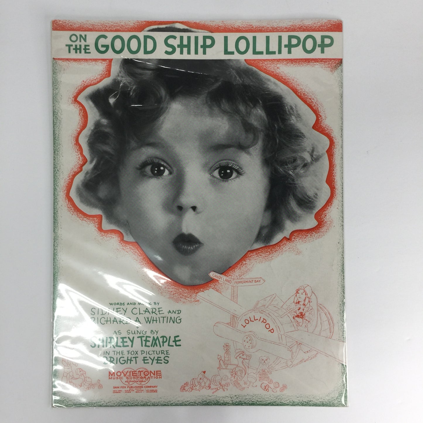 On The Good Ship Lollipop - Sidney Clare and Richard A. Whiting - 1934