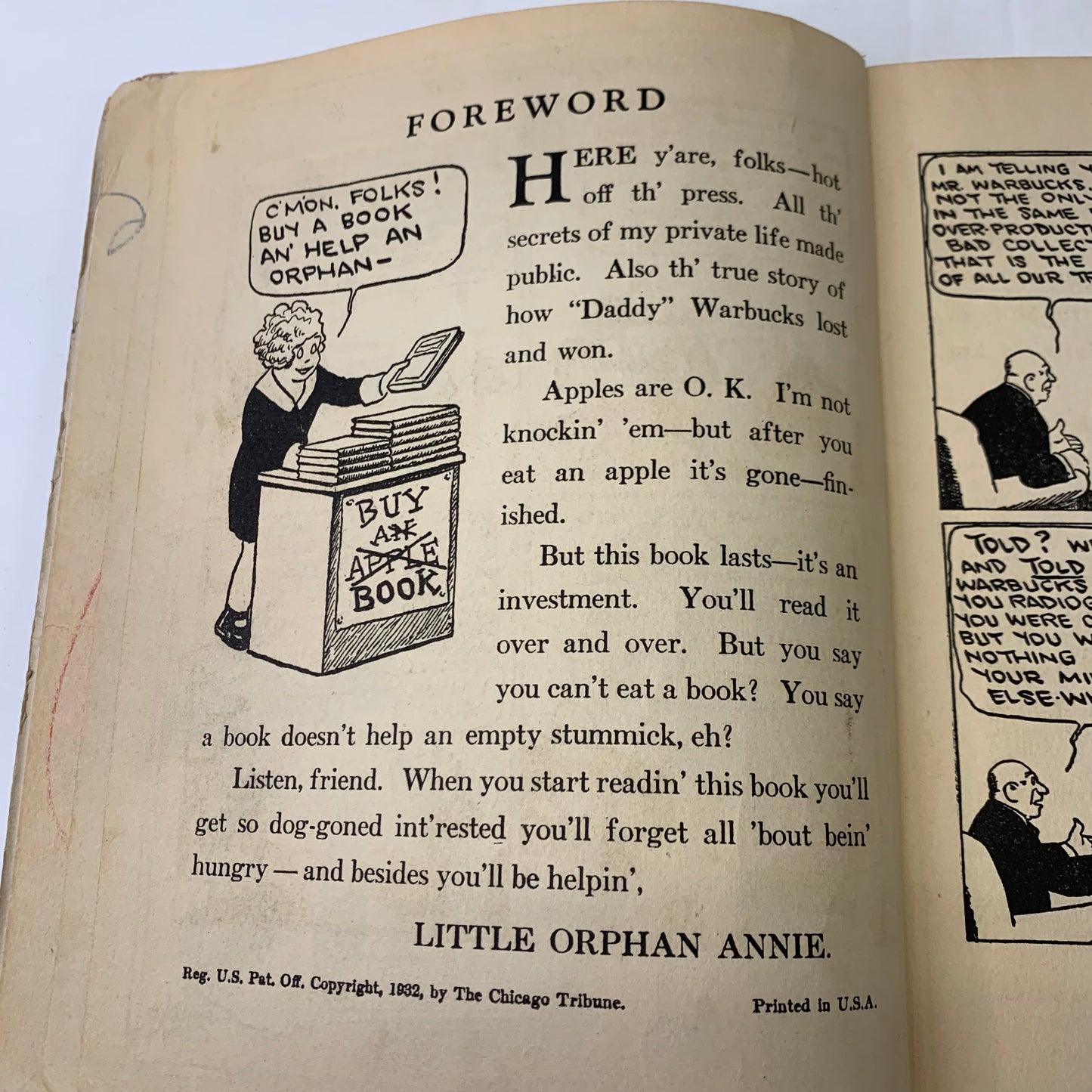 Little Orphan Annie: A Willing Helper - Harold Gray - 1932