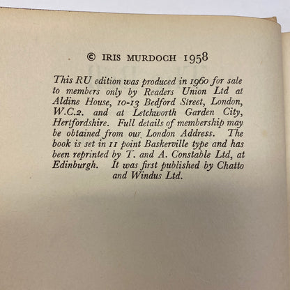 The Bell - Iris Murdoch - 1960