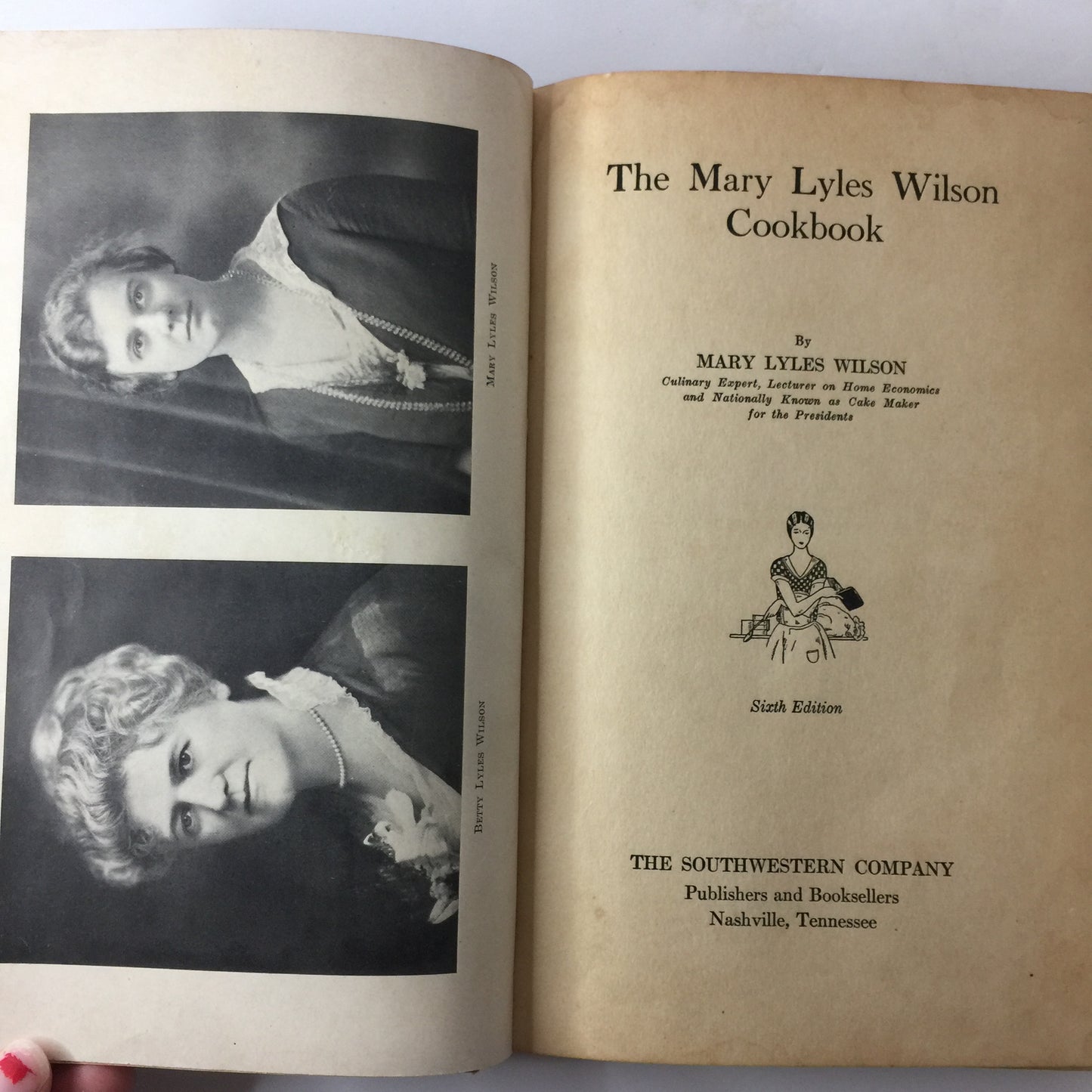 Mary Lyles Wilson’s New Cook Book - M. L. Wilson - 6th Edition - 1930