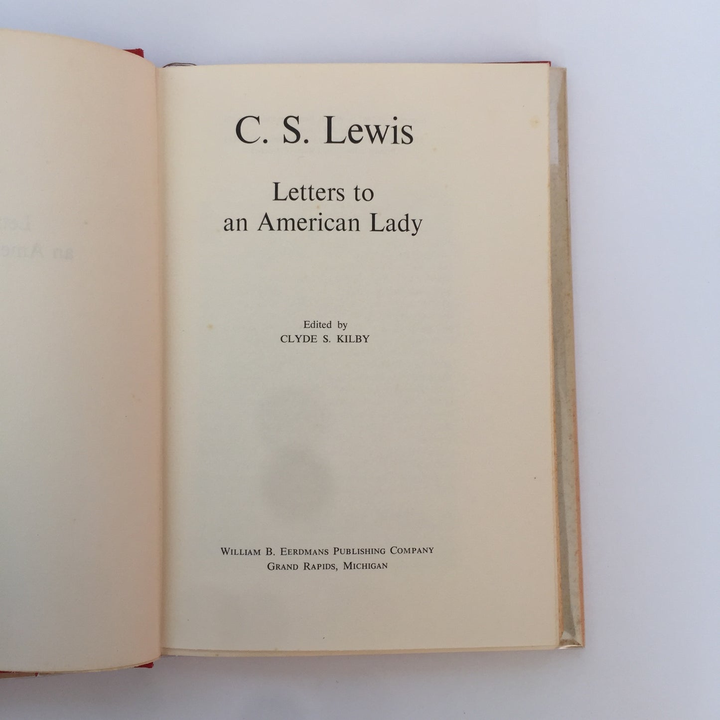 Letters to an American Lady - C.S. Lewis  - 1967