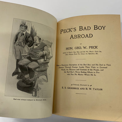 Peck’s Bad Boy Abroad - Geo W. Peck - 1905