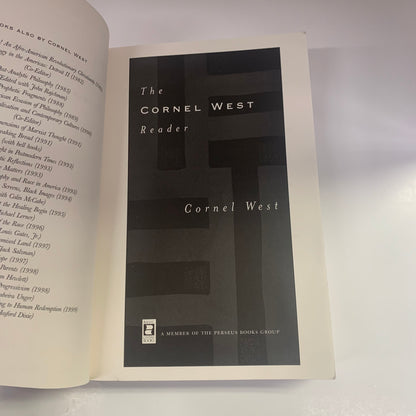 The Cornel West Reader - Cornel West - Signed - 1999