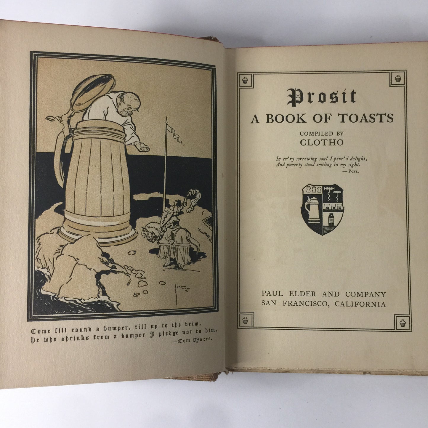 Prosit: A Book of Toasts - Various - 1904