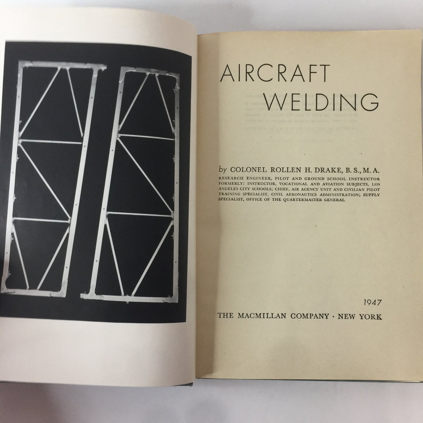 Aircraft Welding - Rollen H. Drake - 1947