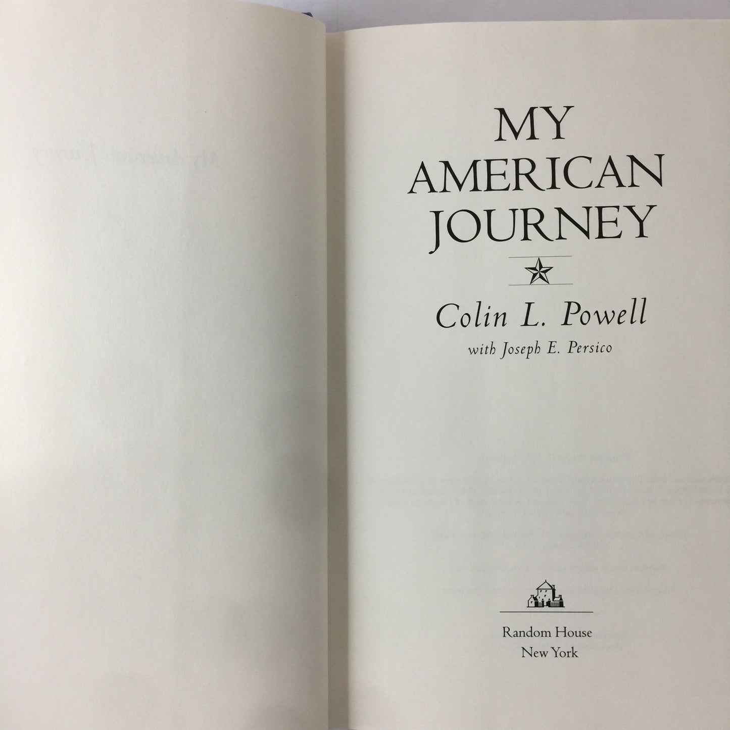 My American Journey - Collin Powell - Signed - 1995