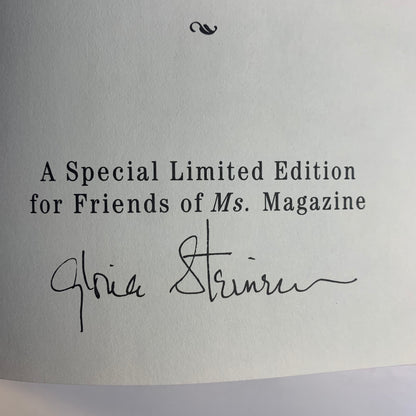 Moving Beyond Worlds - Gloria Steinem - Signed - 1994