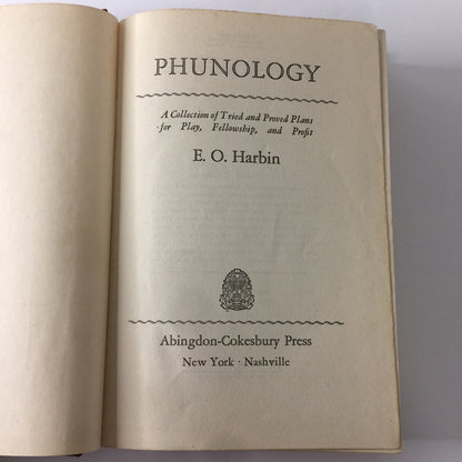 Phunology - E. O. Harbin - 1st Edition - 1923