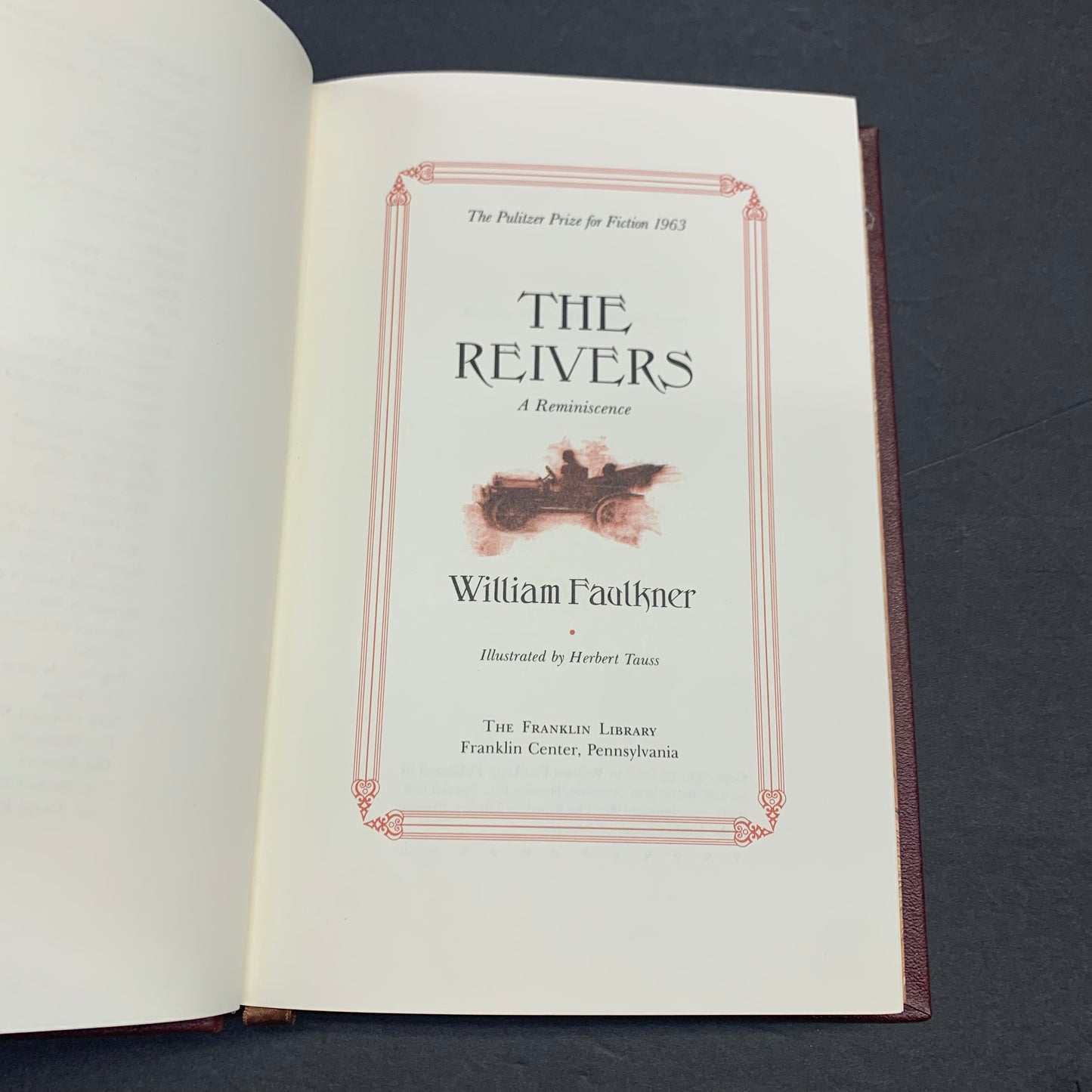 The Reivers - William Faulkner - Franklin Press - 1983