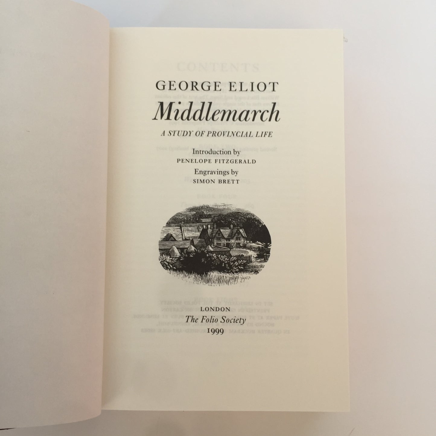 Middle March - George Eliot - 3rd Print - Folio Society - 2008