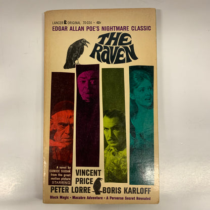 The Raven - Edgar Allan Poe - Movie Tie-In - 1963