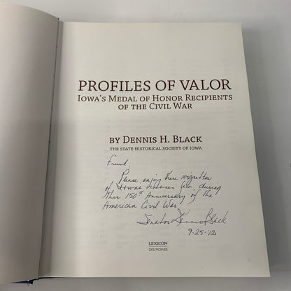 Profiles of Valor - Dennis H. Black - Signed - 2010