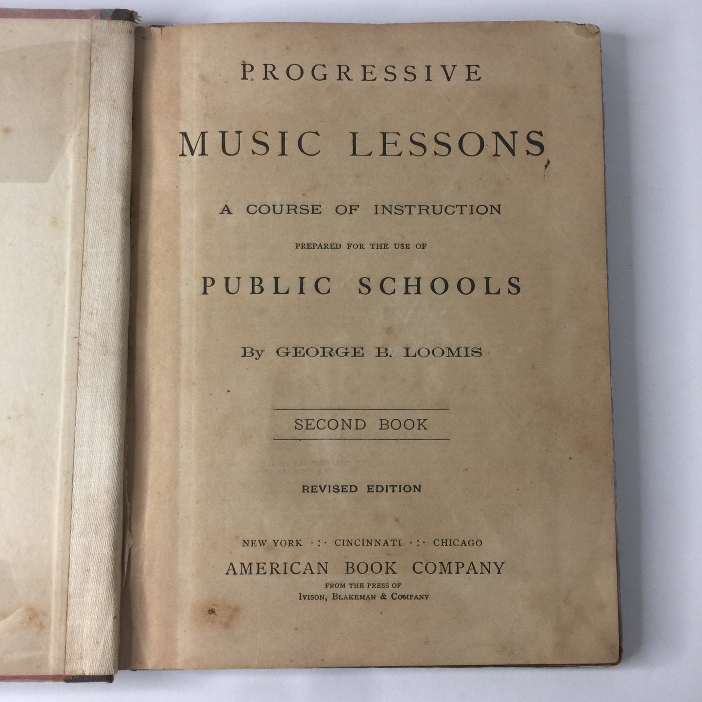 Progressive Music Lessons - George B. Loomis - 1889