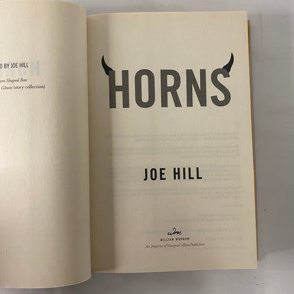 Horns - Joe Hill - 1st Edition - 2010