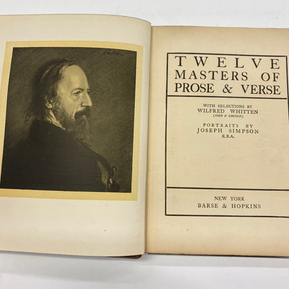 Twelve Masters of Prose and Verses - Wilfred Whitten - Date Unknown