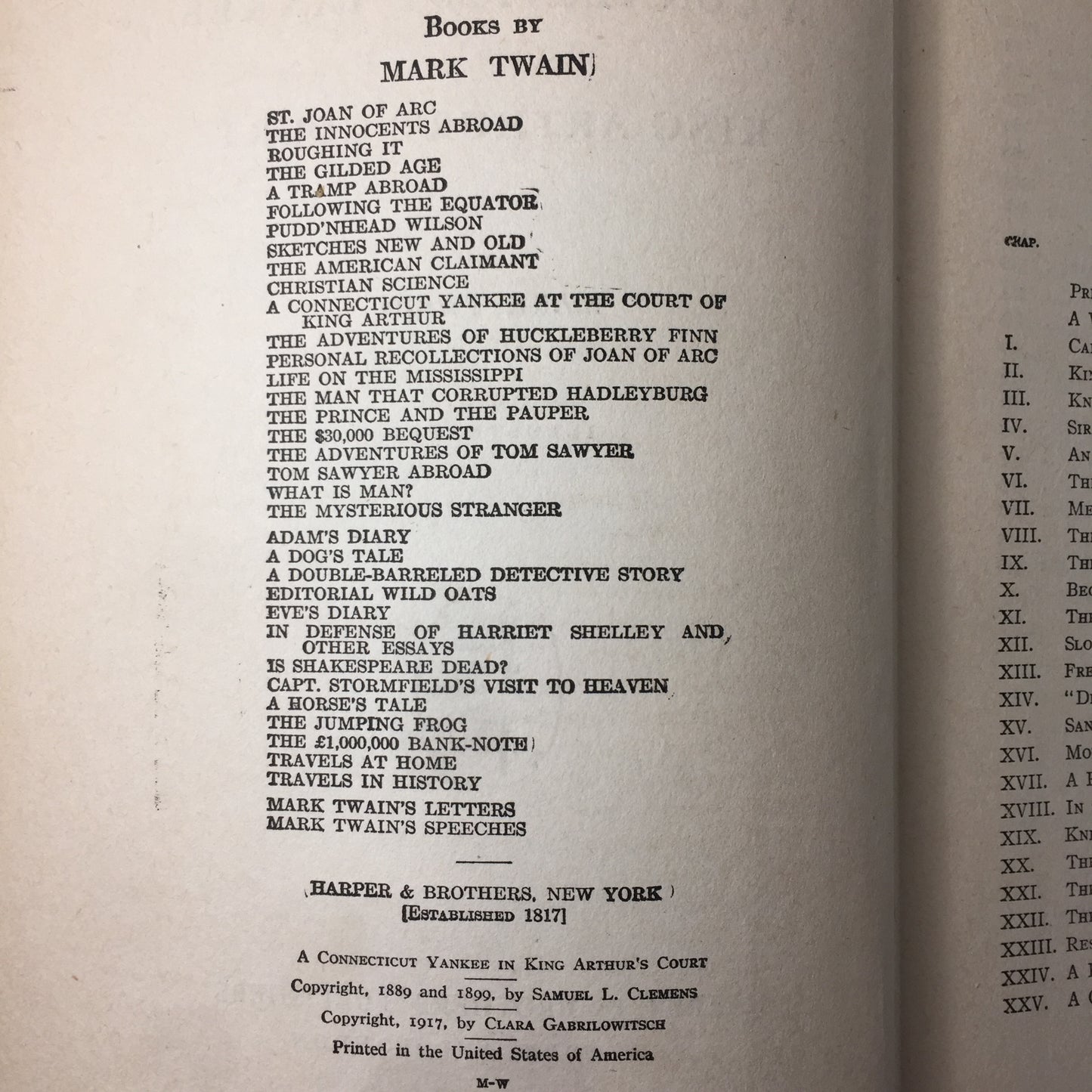 A Connecticut Yankee in King Arthur’s Court - Mark Twain - 1917