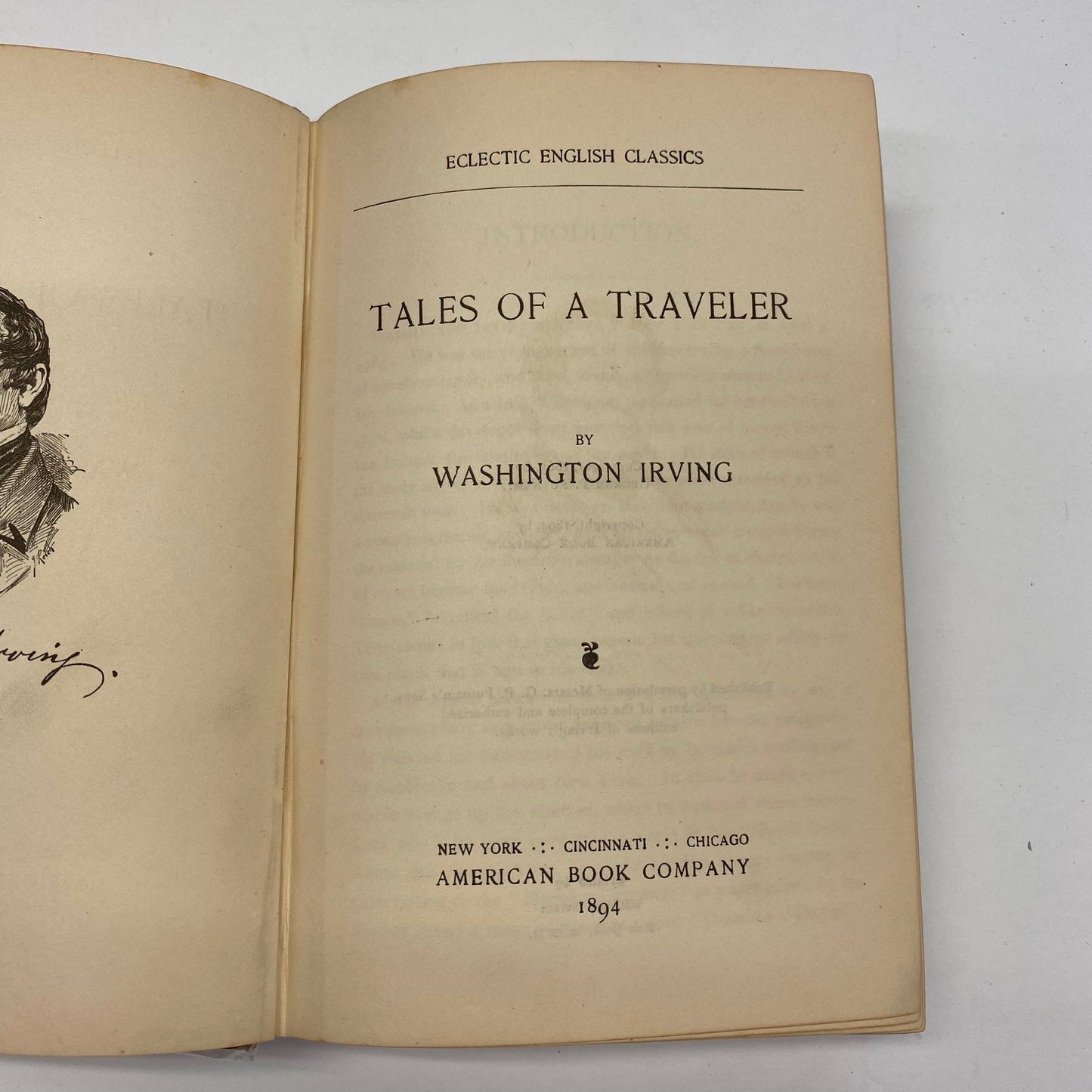 Tales of a Traveler - Washington Irving - 1894