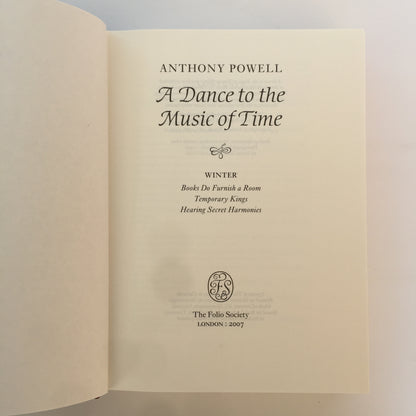 A Dance to the Music of Time  - Anthony Powell - 4 Vol Set - Folio Society - 2007