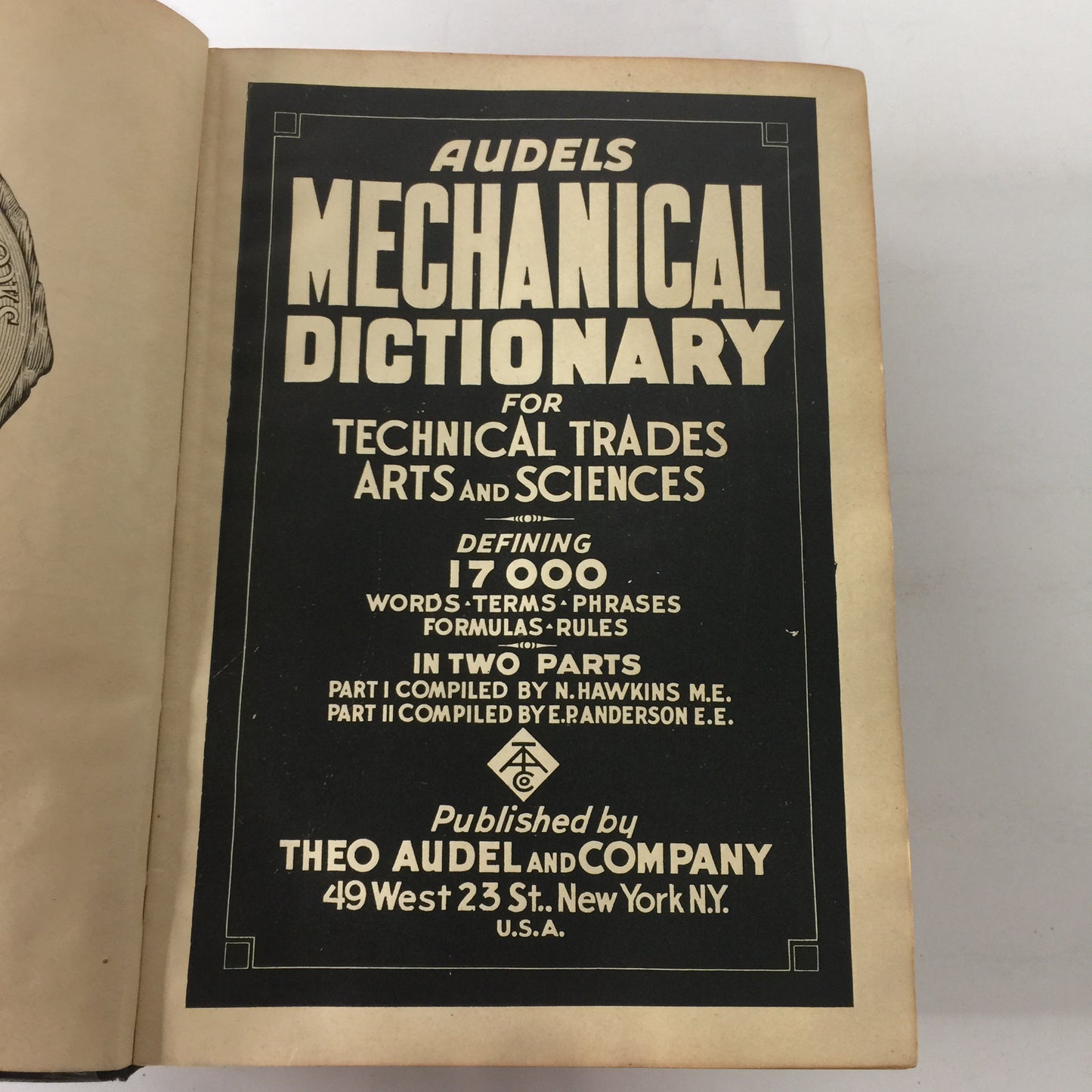 Audels Mechanical Dictionary - Various - 1948