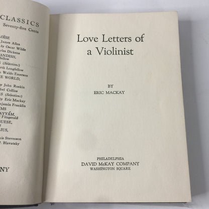 Love Letters of A Violinist - Eric Mackay