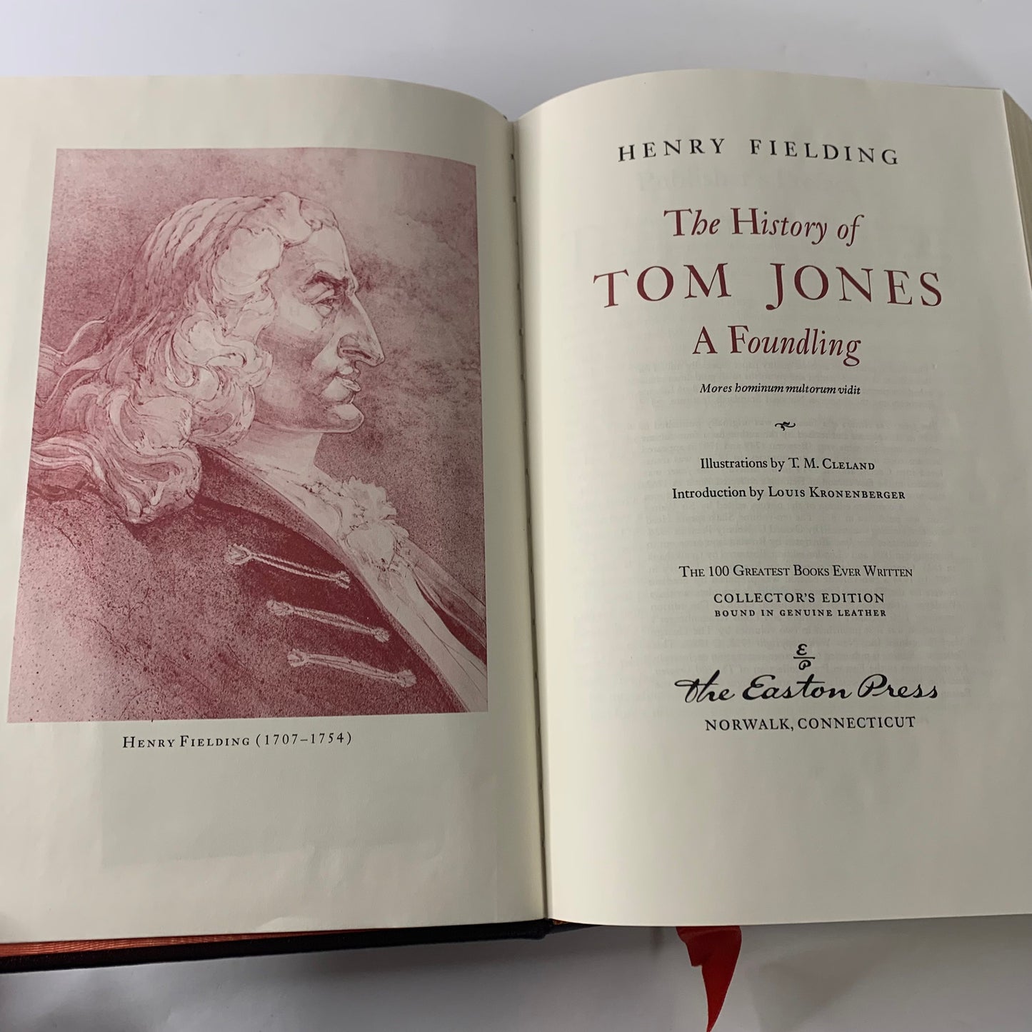 The History of Tom Jones: A Foundling - Henry Fielding - Easton Press - 1979