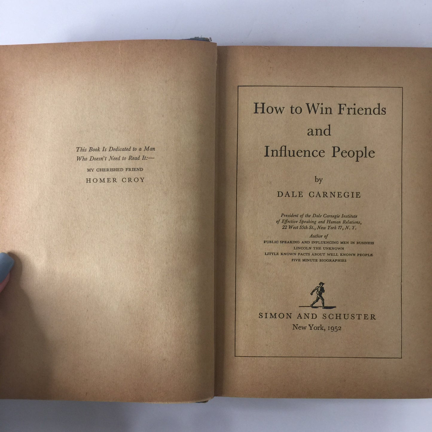 How to Win Friends and Influence People - Dale Carnegie - 72nd Printing - 1952