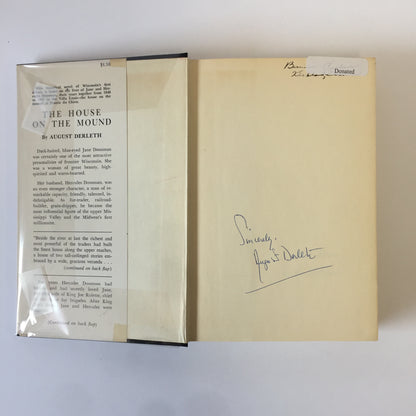 The House on the Mound - August Derleth - 1st Edition, Signed - 1958