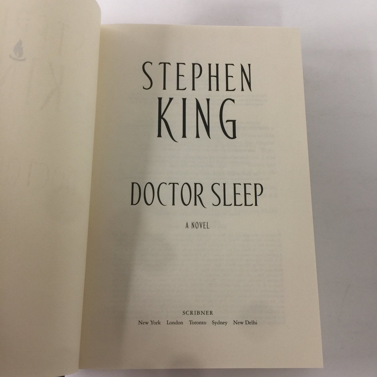 Doctor Sleep - Stephen King - 1st Edition - 2013