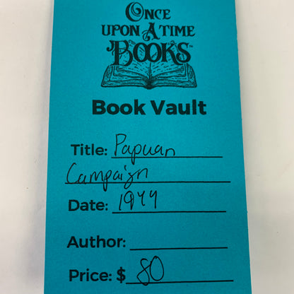 Papuan Campaign - Military Intelligence Division - 1944