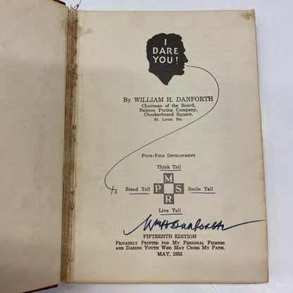 I Dare You! - William Danforth - Signed - 1957