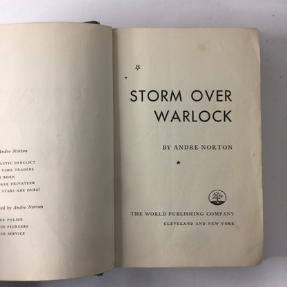 Storm Over Warlock - Andre Norton - 1st Edition - Library Rebinding - 1960