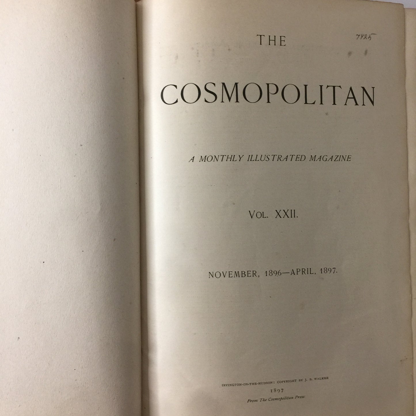 The Cosmopolitan - Author Unkown - Vol 22 - 1897