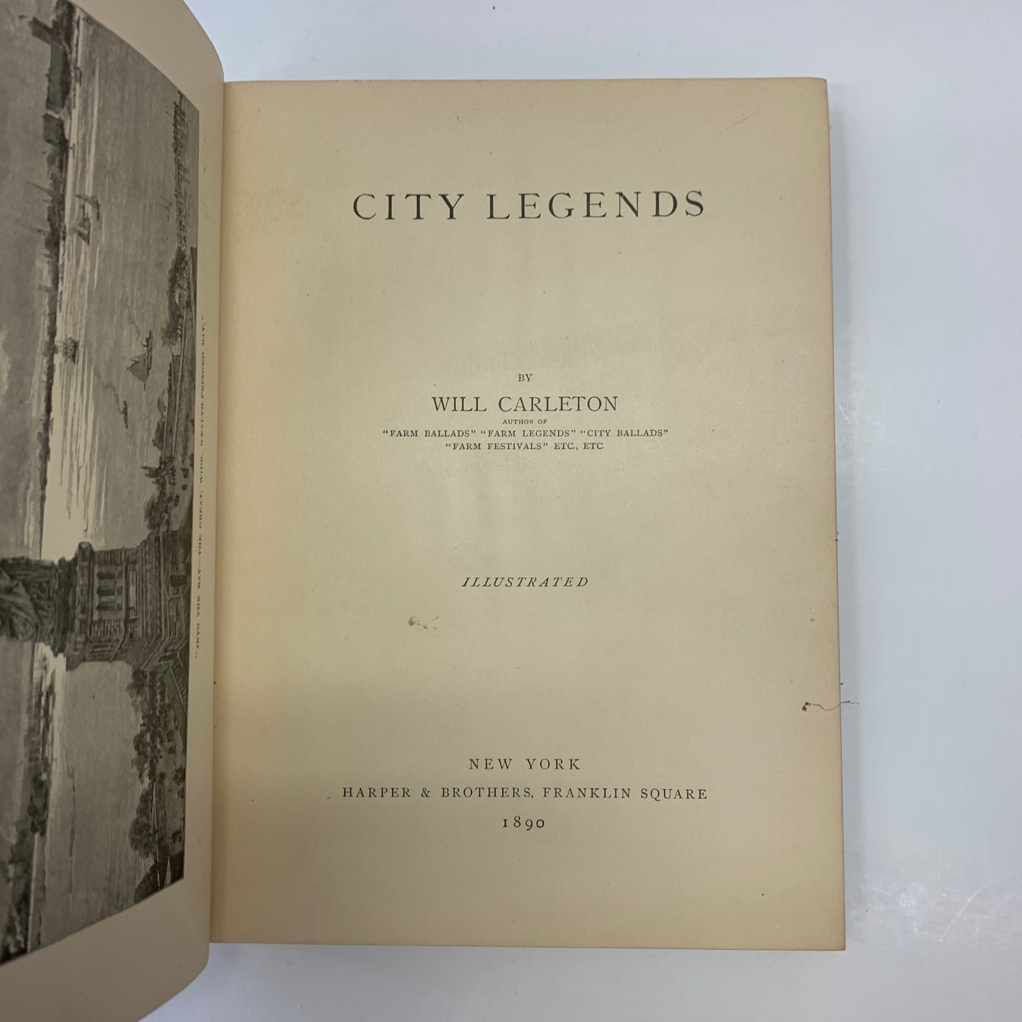 City Legends - Will Carleton - Early Print - 1890