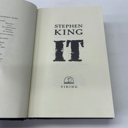 It - Stephen King - 1st Edition - 1986