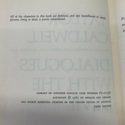 Dialogues With The Devil - Taylor Caldwell - 1st Edition - 1967