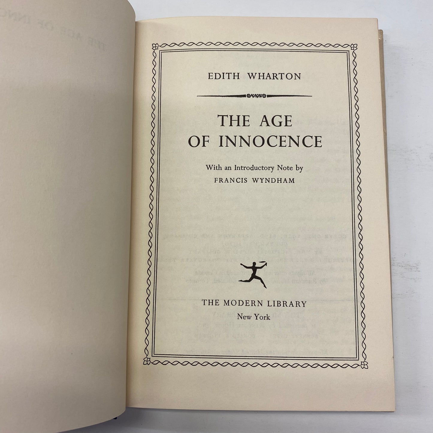 The Age of Innocence - Edith Wharton - Modern Library - 1948