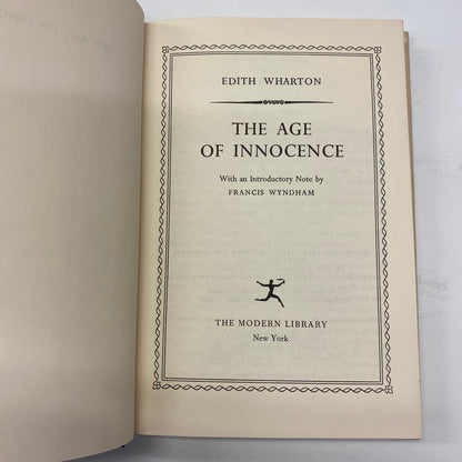 The Age of Innocence - Edith Wharton - Modern Library - 1948