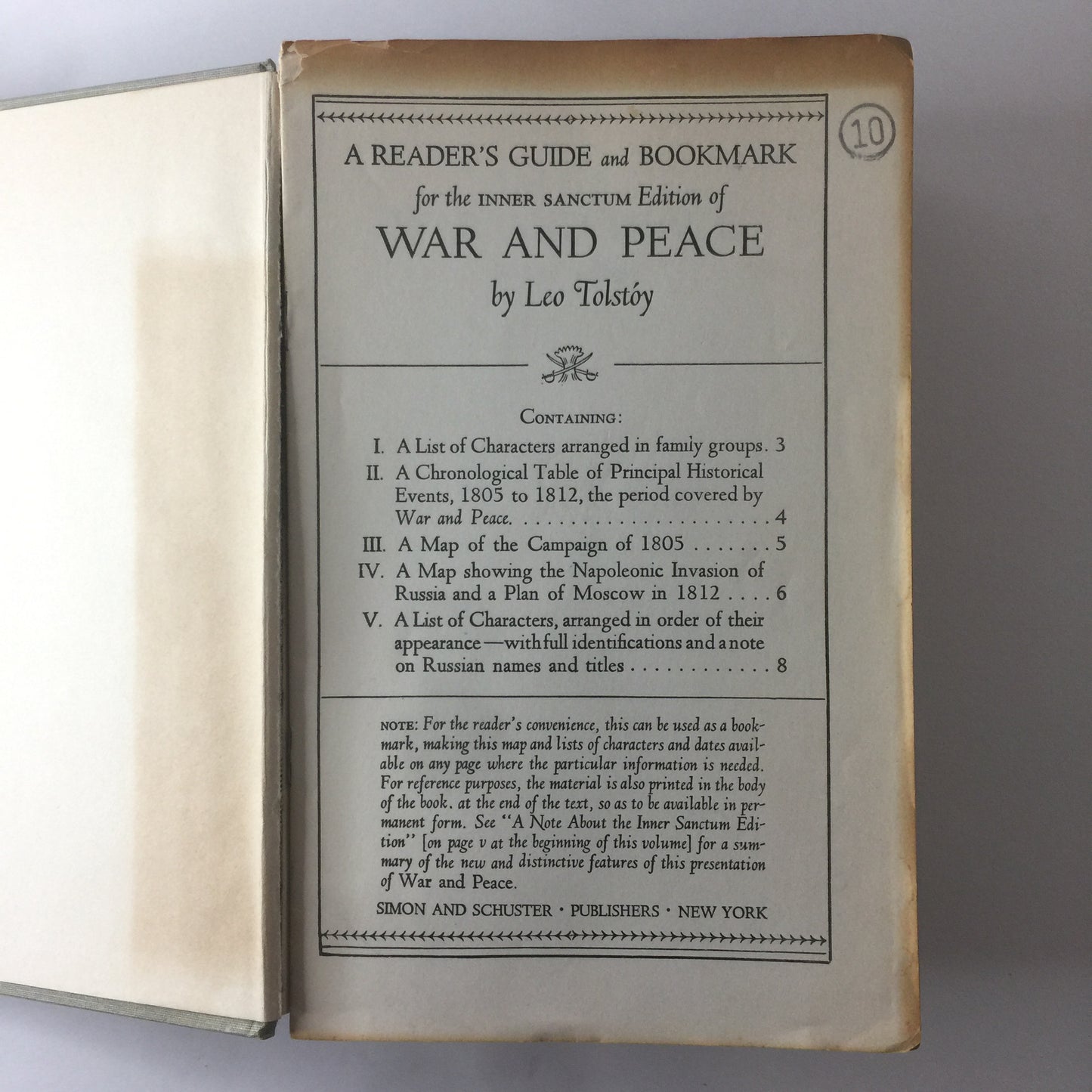 War and Peace - Leo Tolstoy - Modern Library