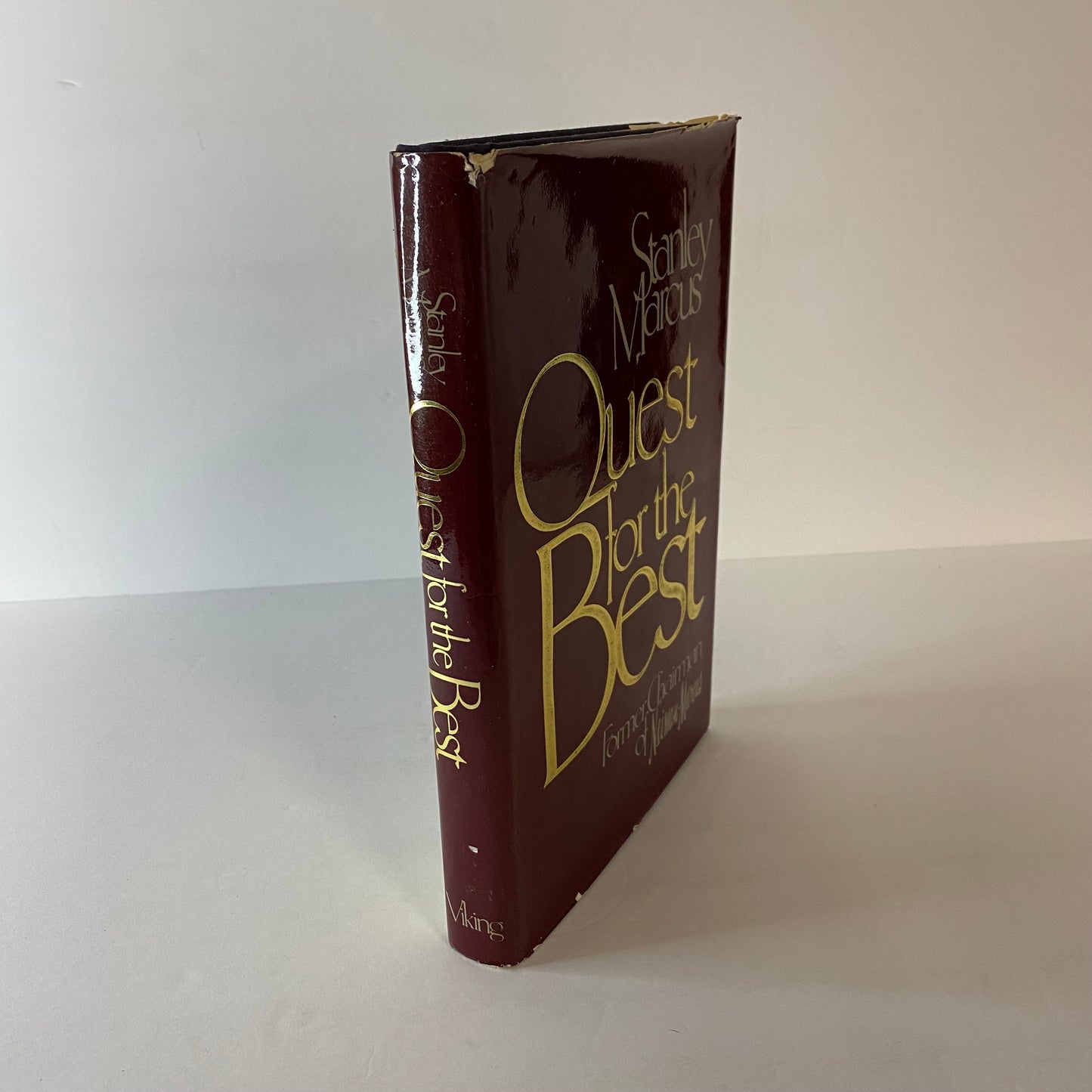 Quest for the Best - Stanley Marcus - Inscribed - 1979