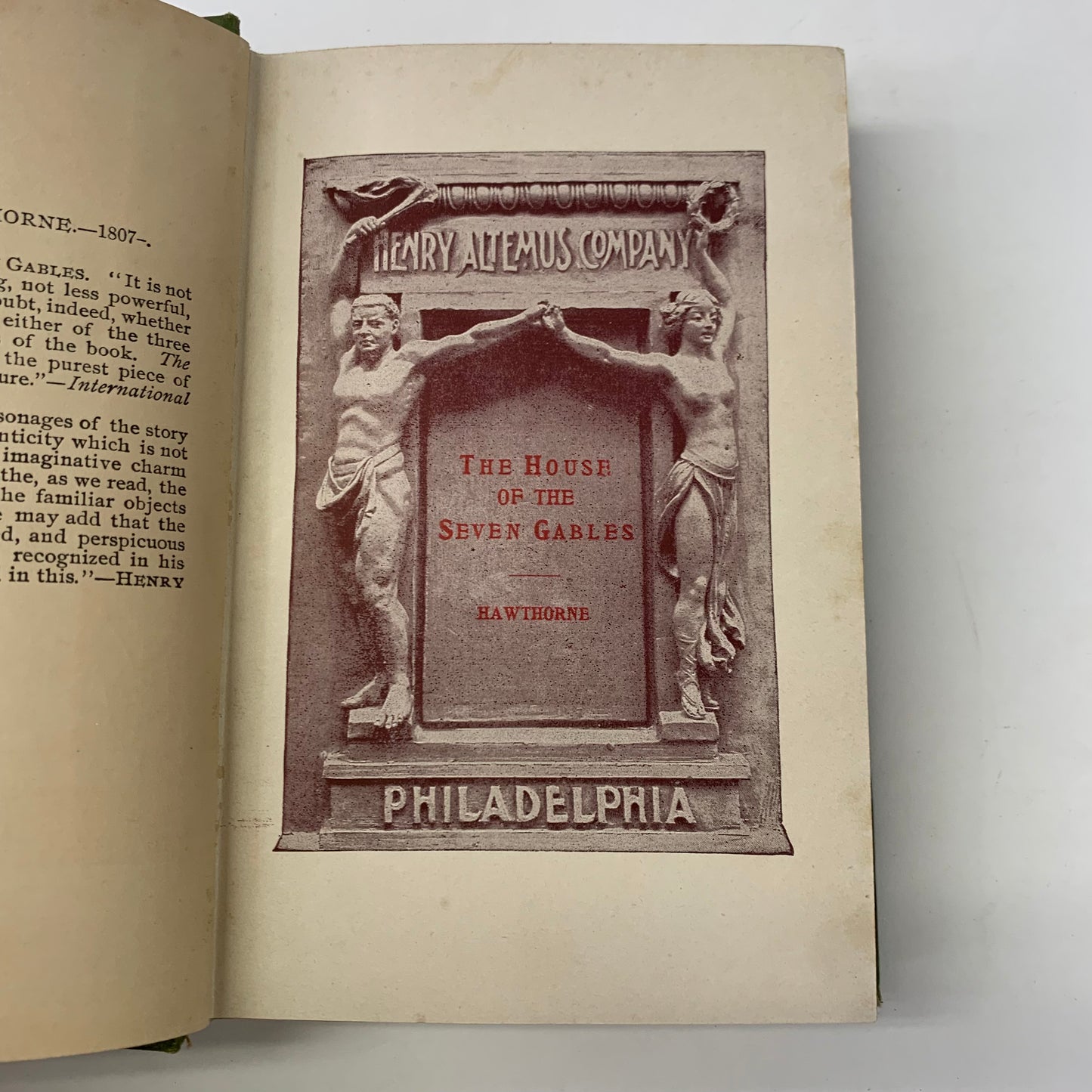 The House of the Seven Gables - Nathaniel Hawthorne - 1899