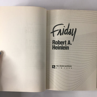 Friday - Robert A. Heinlein - 1st Edition - 1982