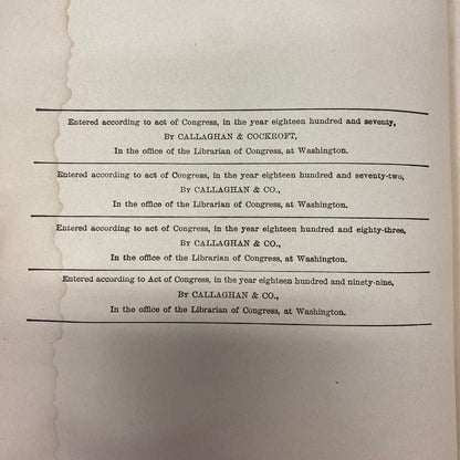 Commentaries of the Laws of England - Sir William Blackstone - 2 Volumes - 1899