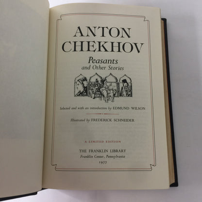 Peasants and Other Stories - Anton Chekhov - Franklin Library - Limited Edition - 1977