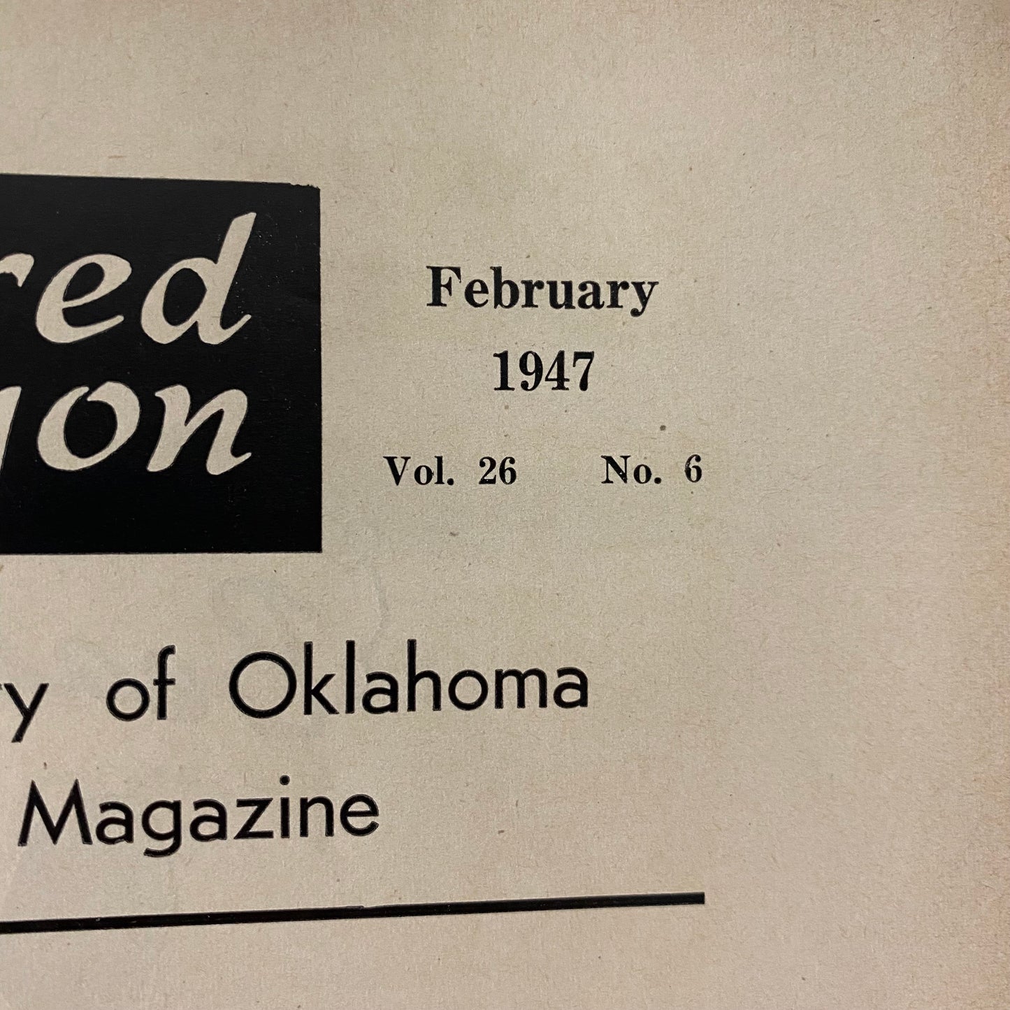 The Covered Wagon - University of Oklahoma Humor Magazine - 1947