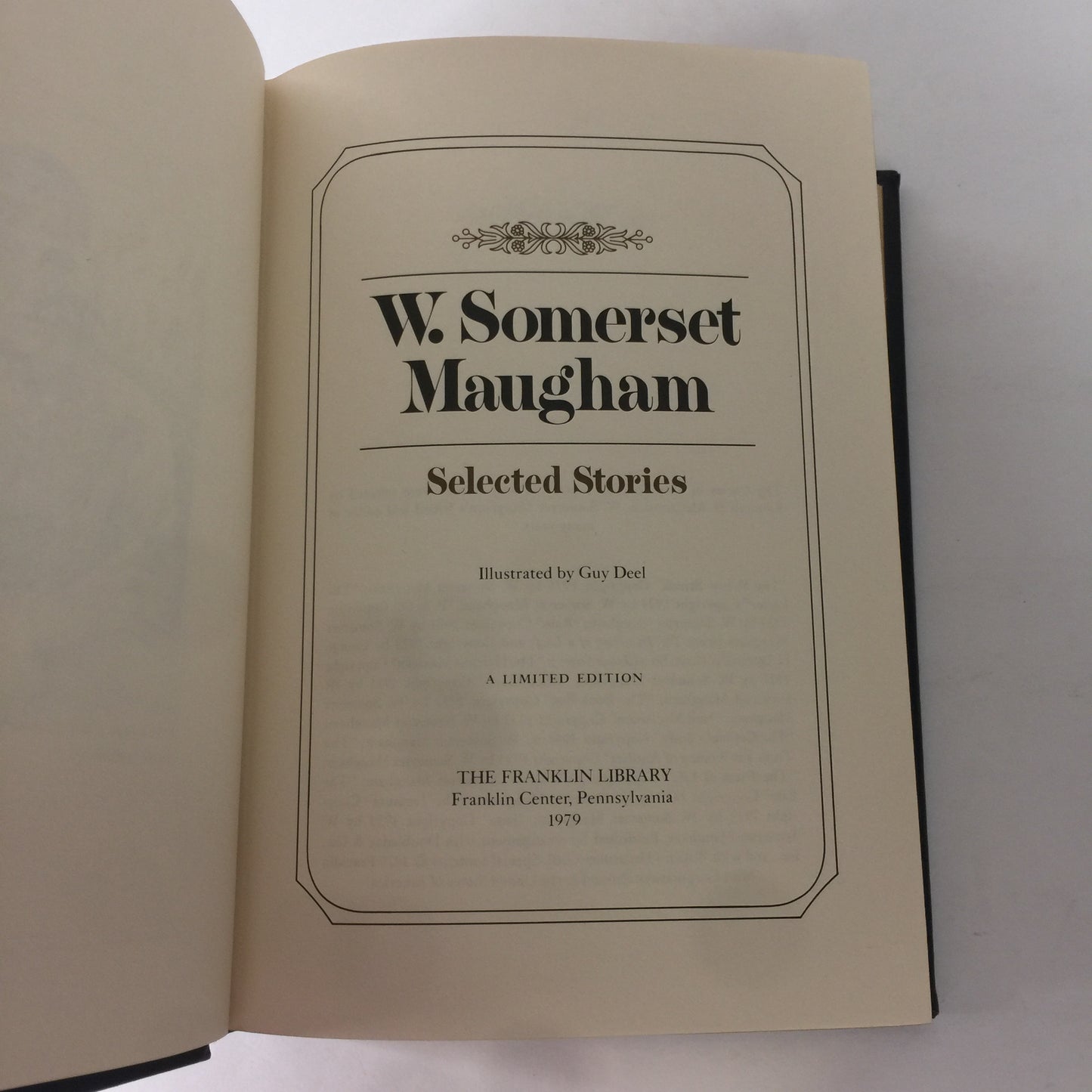 Selected Stories - W. Somerset Maugham - Franklin Library - Limited Edition - 1979